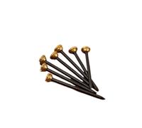 50/100 Uds. Pasadores for colgar fotos, clavos de cabeza de latón, Hardware resistente, pasador de carpintería, Kit de clavos de Hardware multiusos(100PCS)