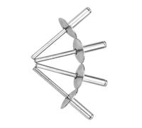 50/100 Uds. Remaches Ciegos De Brida Grande Kit Surtido De Aluminio Diámetro De Remache 5/8 16 Mm(100pcs,4.8X10mm)