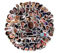 50/100 unids Friends Big Bang Theory Office Classic TV Show pegatinas expresión divertido DIY nevera equipaje portátil etiqueta juguete