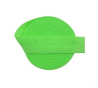 50 100 yardas por rollo de bandas elásticas de licra de 20 mm, lisas, mate, sin brillo, plegables, para diademas, vestidos, costura, verde neón, 100 yardas