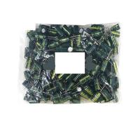 50-1000pcs 10V 16V 25V 35V 50V 400V High Frequency Low Aluminum Capacitor 100UF 220UF 330UF 470UF 680UF 1000UF 2200UF 3300UF BIANMTSW(50V100UF 500PCS)