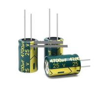 50-1000pcs 10V 16V 25V 35V 50V 400V High Frequency Low Aluminum Capacitor 100UF 220UF 330UF 470UF 680UF 1000UF 2200UF 3300UF BIANMTSW(100V47UF 500PCS)