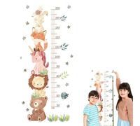 50-150CM Medidor Altura Gráficos de Crecimiento Medidor Altura Niños Pared PVC Pegatinas Pared Tabla de Crecimiento Decoracion Habitacion Bebe Patrón de Dibujos Animados für Jungen und Mädchen