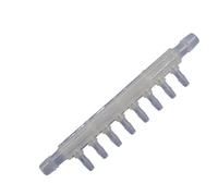 50~1pcs 8-4mm 6~10ways PP Plastic Connectors Micro Irrigation Pipe Splitters Fish Tank Air Pump Aerator Hose Distributors(8-4mm Side 10ways,20pcs)