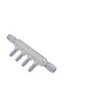 50~1pcs 8-4mm 6~10ways PP Plastic Connectors Micro Irrigation Pipe Splitters Fish Tank Air Pump Aerator Hose Distributors(8-4mm Side 6ways,20pcs)
