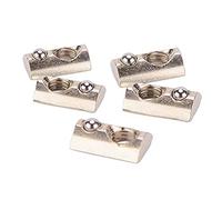 50/20 piezas M3 M4 M5 M6 M8 tuerca en T enrollable con bola for extrusión de aluminio con perfil serie 20/30/40/45 DShanLa(20-M4 50pcs)