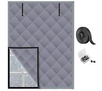 50-200 Cortina Puerta Interior Se Cierra Automáticamente, Cortina De Protección Térmica Magnética Para Puertas, Para Habitaciones Con Aire Acondicionado Y Calefacción(Gris,50x60cm)