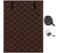 50-200 Cortina Puerta Interior Se Cierra Automáticamente, Cortina De Protección Térmica Magnética Para Puertas, Para Habitaciones Con Aire Acondicionado Y Calefacción(Marrón,55x60cm)