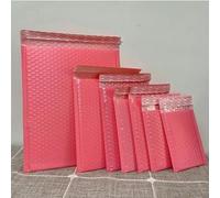 50/25 sobres acolchados autosellados de color rosa para correo, bolsas de regalo, embalaje negro/azul para pequeñas empresas-25x30cm-50pcs
