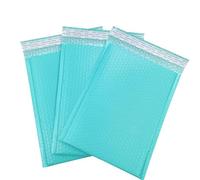 50/25pcs Bubble Mailers Pink Poly Bubble Mailer Autosellado Sobres acolchados Bolsas de regalo Bolsas de embalaje negras/azules para negocios-azul,15x20cm,50pcs