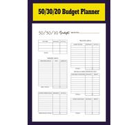 50/30/20 Budget Planner: The Easy Money Management Workbook for Balancing Needs, Wants, and Savings