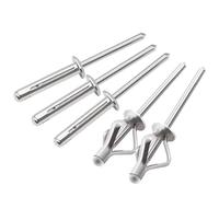 50/300 Uds. Remaches Ciegos Triples De Aluminio Kit Surtido Pop Cabeza Redonda for Clavos Sujeción for Reparaciones Automotrices Plástico Madera(200PCS,3.2mm)