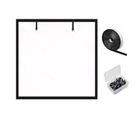 50-300cm Kit de Aislamiento de Ventanas, con Cinta, Película Aislante Transparente Ventanas Cubierta Engrosada y Reutilizable Ventanas Invierno Cortina para Hogar(Black,W80xH120cm)