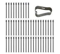 50/40/30/20/10 puntas de repuesto para bolígrafo, accesorios de escurrido, puntas y clips para bolígrafo, 133 herramientas profesionales para artistas