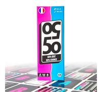 50 50 - Juego de Mesa - Quiz Culture General Fun - Juego de Ambiente a Partir de 14 años - para Adolescentes y Adultos - A Partir de 2 Jugadores - Familia, Fiestas, Aperios, Regalo Divertido y