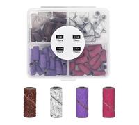 50/80/60 Uds. Bandas de lija profesionales para manicura de uñas, 80/120/150/180/240 piezas de arena para uñas brocas