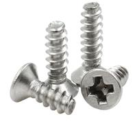 50-800 Uds M1 .2 .4 .7 M2 5 M3 M4 304 Tornillo De Rosca Cola Plana Con Cabeza Avellanada Empotrada En Cruz Acero Inoxidable(8mm,M1.2 (800pcs))