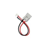50 A, 120 A, 175 A, 600 V de alta corriente con cable de silicona de 8/6/4/2 AWG, conector de carga rápida para carretilla elevadora eléctrica (1 unidad, cable de 350 A - 0 AWG, 180 cm de longitud)