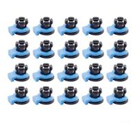 50 abrazaderas de hebilla de garra de tubo integrado para cabezal extrusor de impresora 3D, compatible con tubos PTFE de 4 mm, material ABS para una fijación segura (20)