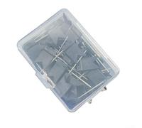 50 alfileres de bandera de colores para fijación de papel en la escuela, oficina y aplicaciones de manualidades (negro)