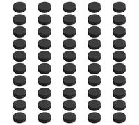 50 almohadillas de aislamiento de altavoces antideslizantes que absorben los golpes para estabilidad de tocadiscos de alta fidelidad, color negro, 15 x 5 mm, 20 x 5 mm, 20 x 10 mm, equipo de audio