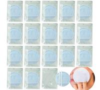 50 almohadillas desmaquillantes desechables envueltas individualmente con hisopos de algodón, almohadillas de algodón portátiles de maquillaje de viaje, labios, ojos, eliminación de maquillaje,