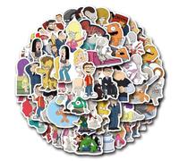 50 American Dad pegatinas para ordenador portátil, pegatinas geniales para adolescentes, niños, monopatín, teléfono