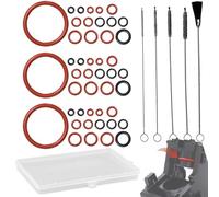 50 Anillo O de Silicona Set, FORMVERSITY Junta para Saeco, O-Rings de Silicona para Válvula de Soporte, Reinigungsbürste Kaffeevollautomat, Anillos de Sellado Cafeteras para Philips para Saeco