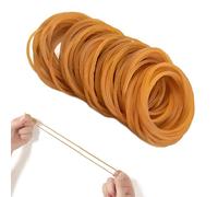 50 Anillos Gomas Elásticas Bandas de Goma, 63x3MM Anillos De Goma Anchos Gomas Elásticas con Resistentes Elasticidad Superior y Resistencia para Escuela Oficina Hogar Gomas Elásticas por Basura