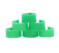 50 anillos para patas de pollo de 20 mm de diámetro interior, ideales para patos, gansos, aves, gallinas y aves de corral. Marcas para animales agrícolas.,Verde,Diámetro interior 20 mm