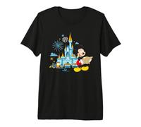 50 Aniversario Walt Disney Word El Castillo Mágico de Mickey Camiseta premium