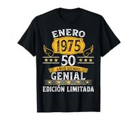 50 Años Cumpleaños Hombre 1975 Las Leyendas Nacen Enero 1975 Camiseta