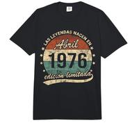 50 Años Cumpleaños Las Leyendas Nacen Abril 1976 Retro Comfort Colors Adult Heavyweight T-Shirt
