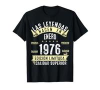 50 Años Cumpleaños Las Leyendas nacen en enero de 1976 Camiseta