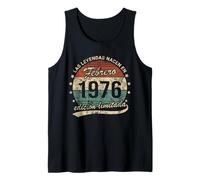 50 Años Cumpleaños Las Leyendas Nacen Febrero 1976 Retro Camiseta sin Mangas