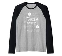 50 Años De Cumpleaños Raíz Cuadrada De Matemáticas Camiseta Manga Raglan