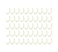 50 anzuelos de pesca en el mar, diseño sin púas para un mejor rendimiento, ideal para varios pesos de gancho (número 10)