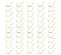 50 anzuelos de pesca para carpas, diseño sin púas para un enganche óptimo en la pesca en el mar, eficaz en varios pesos (número 8)