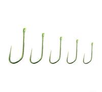 50 anzuelos de pesca para carpas, diseño sin púas para un enganche óptimo en la pesca en el mar, eficaz en varios pesos (número 9)