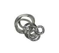 50 arandelas de tres ondas de acero inoxidable 304 for una mejor sujeción.(M4x8x0.3mm)