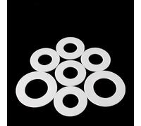 50 arandelas planas de PTFE M3 a M45 - Juntas de sellado de alto rendimiento for manómetros y juntas de tuberías de agua(12x5x2mm)