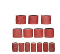 50 bandas de lijado de tambor, grano 80~600, papel de lija for eliminar óxido de metal, jade, pulido y tallado de raíces de madera.(180,L-12.7mm -50Pcs)