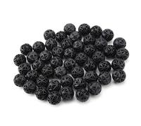 50 Bolas de Medios Bioporosos de 16 Mm para Filtración de Acuarios y Estanques con Relleno de Algodón (16mm con algodón)