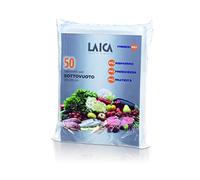 50 bolsas de 20x28 cm. de plástico gofrado especiales para el envasado al vacío de alimentos Laica VT3504 libres de BPA