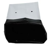 50 bolsas de cultivo en blanco y negro para cultivo de verduras sin suelo, bolsas de polietileno con agujeros de drenaje, diseño reflectante de luz, uso en interiores y exteriores (8 L)