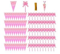 50 Bolsas De Dulces Con Alambre Para Atar, 50 Cintas, Bolsas De Plástico Transparente Para Alimentos, Bolsas De Regalo, Bolsas De Regalo Para Fiestas