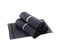 50 bolsas de mensajería negras sobre bolsas de correo con sello autoadhesivo (50 unidades, 20 x 30 cm)