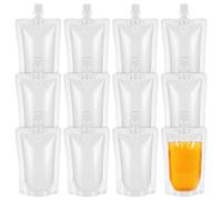 50 bolsas de plástico para bebidas frías y calientes, 100 ml
