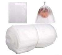 50 bolsas de protección de frutas con malla para defensa de insectos y aves en jardines (300 x 360 mm)
