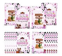 50 bolsas de regalo de cumpleaños con texto en inglés "This Ain't My First Rodeo It's My Second Party", para regalo de 2º cumpleaños, para niñas, decoración de mesa de baby shower